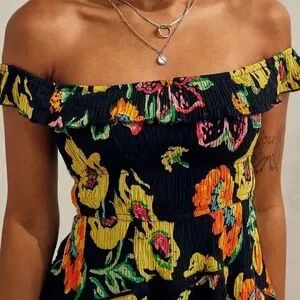 Urban Outfitters | Dresses | Urban Outfitters Uo Aubrey Off Shoulder Black Floral Mini Ruffle Dress M | Poshmark Urban Outfitters | Dresses | Urban Outfitters Uo Aubrey Off Shoulder Black Floral Mini Ruffle Dress M | Poshmark